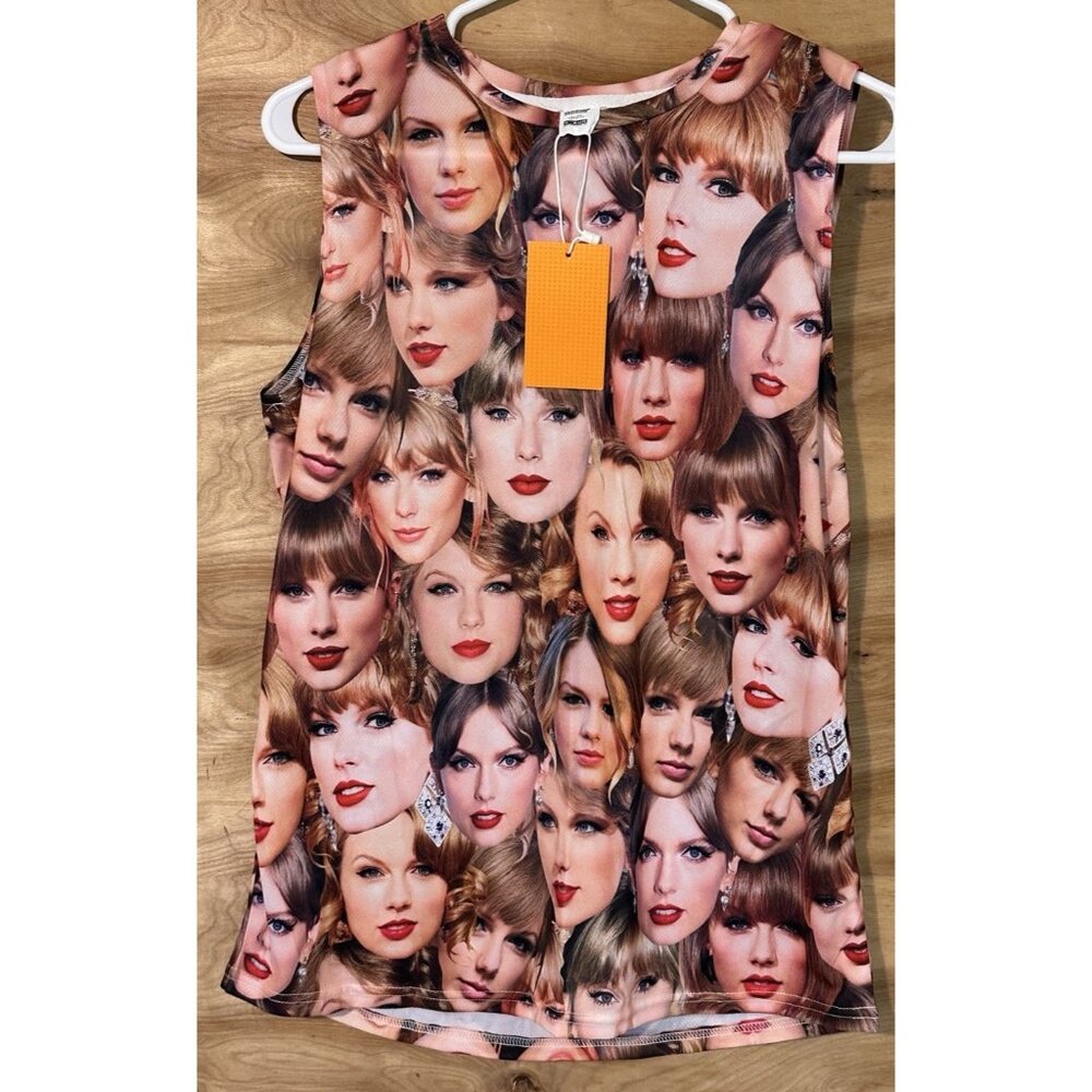 NWT beloved Small Tank Top Taylor Swift Collage